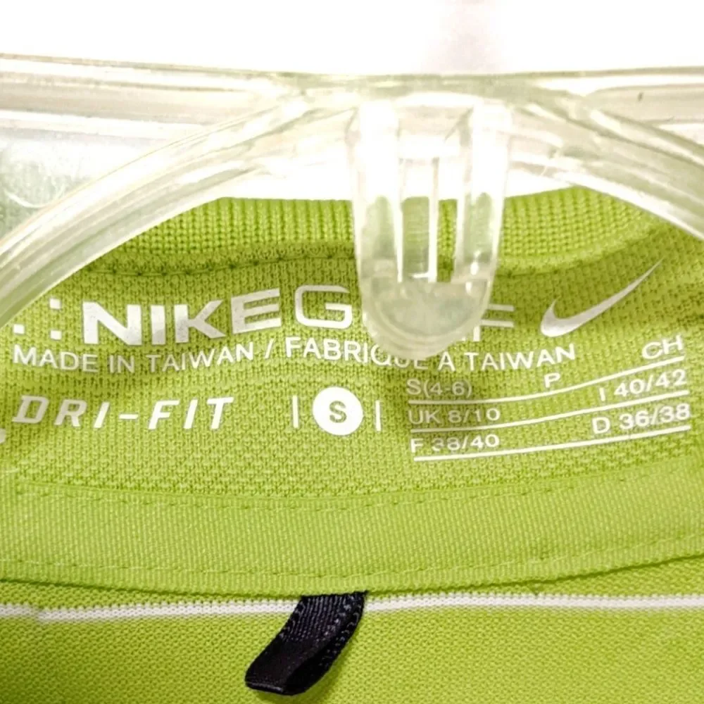 Nike Golf Dri-Fit Polo Top Short Sleeve Green S‎